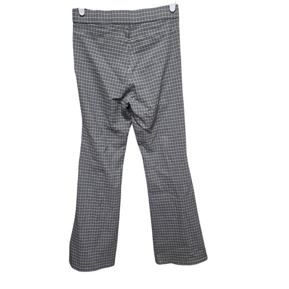 Zara Glen Check Plaid Straight-Leg Pants Women’s Large - Picture 2 of 7